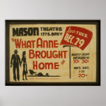 Quelle Anne a apporté à la maison Poster