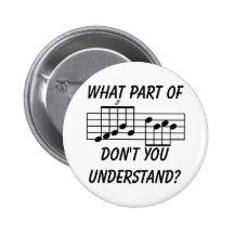 Quelle partie de notation musicale vous ne compren badges avec agrafe
