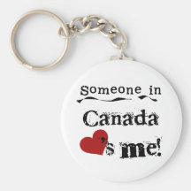Quelqu'un au Canada m'aime Porte-clefs
