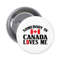 Quelqu'un au Canada boutons publicitaires