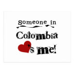 Quelqu'un en Colombie m'aime Cartes Postales