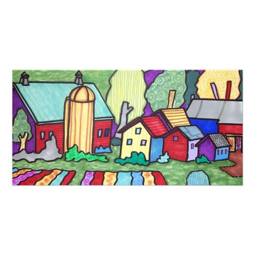 Quentin's Farm Personalized Photo Card