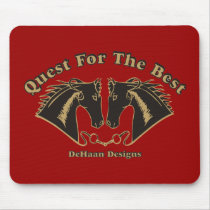 Quest For The Best Black Stallion Mousepad