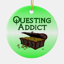 Questing Addict Christmas Ornaments