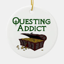 Questing Addict Christmas Ornaments