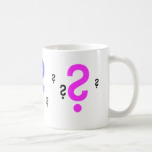 question mark coffee mugs