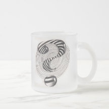 Question Mark Frosted Mug