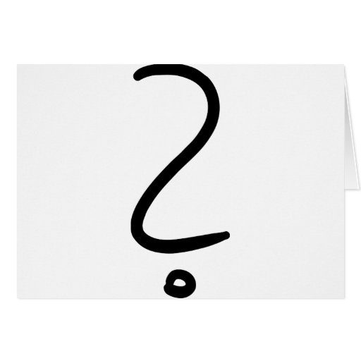 question mark icon cards
