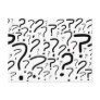Question Mark Postcard