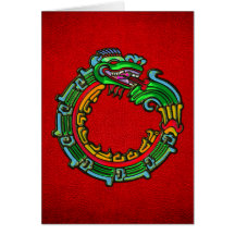 Quetzalcoatl Greeting Cards