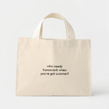 qui a besoin de travail quand vous avez l'été ? sac