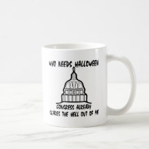 Qui a besoin des alertes du congrès de Halloween Mug À Café