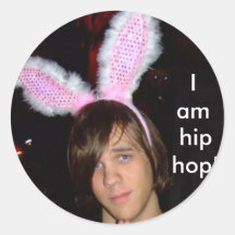Qui est hip hop ? adhésifs ronds