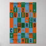 Quidditch World Cup Chequerboard Poster