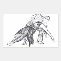 Quiero Tango Rectangle Sticker