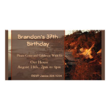 Quiet Beach Invitation Picture Card