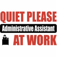 Quiet Please Administrative Assistant At Work Photo Sculptures