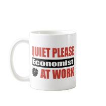 Quiet Please Economist At Work Coffee Mugs
