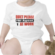 Quiet Please FBI Agent At Work Shirt