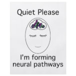 Quiet Please: I'm forming neural pathways