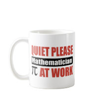Quiet Please Mathematician At Work Mug