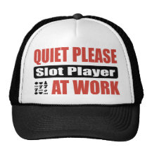 Quiet Please Slot Player At Work Hats