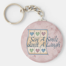 Quilt a Laugh Keychains