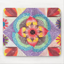 Quilt Art by Skinny Bones Mouse Pads