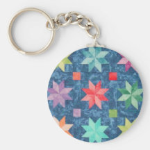 Quilt Block 6 Key Chain