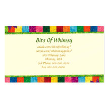 Quilted Business Card!