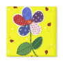 Quilted Daisy Magnet