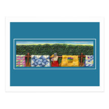 Quilted Harvest Postcard