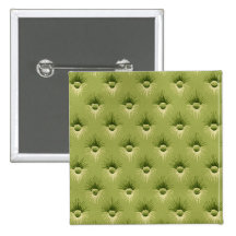 Quilted Olive Vintage Wallpaper Button