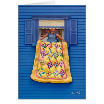 Quilted Showing Greeting Card