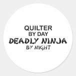 Quilter Deadly Ninja by Night Stickers