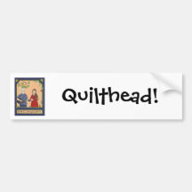 Quilthead Bumper Sticker