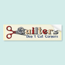 Quilting Corners bumper stickers