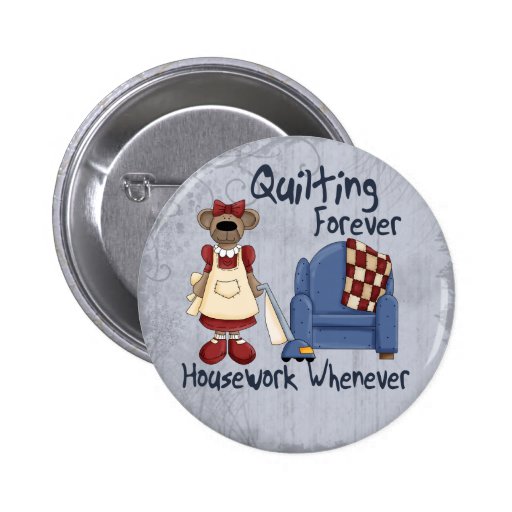 Quilting Forever Button