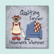 Quilting Forever magnets