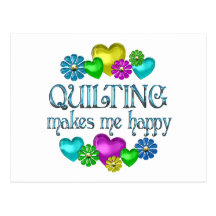 Quilting Happiness Post Card