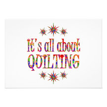 QUILTING PERSONALIZED INVITATIONS