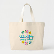 Quilting Smiles Tote Bags