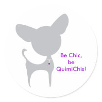 QuimiChis Pegatina Redonda