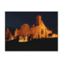 Quin Abbey at night Postcard