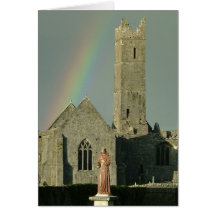 Quin Abbey Greeting Cards