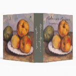 Quince, Apples, Pears, Cezanne, Vintage Still Life Vinyl Binders