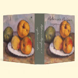 Quince, Apples, Pears, Cezanne, Vintage Still Life binders