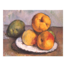 Quince, Apples, Pears, Cezanne, Vintage Still Life Personalized Announcement