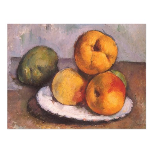 Quince, Apples, Pears, Cezanne, Vintage Still Life Post Cards