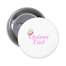 Quince Girl Pinback Buttons